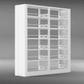 Adjustable Bookshelf with Electrostatic Powder Coating in Nokha