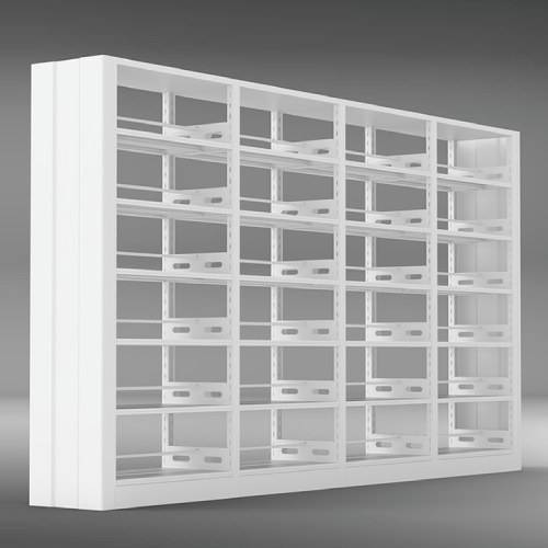 Adjustable Bookshelf with Electrostatic Powder Coating in Nokha