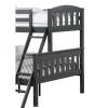 Adjustable Wooden Bunk Bed Grey Finish Painted Wood Manufacturers, Suppliers, Exporters in Delhi