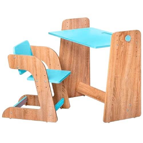 Blue Kids Desk Bench Medium Size Rectangular Shape in Burhanpur