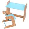 Blue Kids Desk Bench Medium Size Rectangular Shape Manufacturers, Suppliers, Exporters in Gauripur