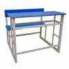 Compact Two Seater Dual Desk Bench For Classroom Furniture Manufacturers, Suppliers, Exporters in Odisha