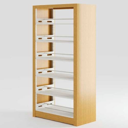 Customizable Library Rack - Adjustable, Electrostatic Powder Coated in Nokha