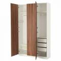 Customized Modern Hostel Wardrobe White And Brown Size As Per Customer Demand Manufacturers, Suppliers in Anantapur