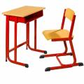 Durable Red And Yellow School And College Benches And Desks Wooden With Mild Steel Frame Manufacturers, Suppliers in Anantapur