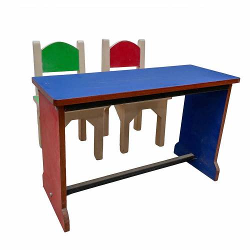High Quality Wooden Two Seater Study Table For Students Manufacturers in Maur