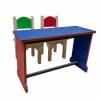 High Quality Wooden Two Seater Study Table For Students Manufacturers, Suppliers, Exporters in Maur