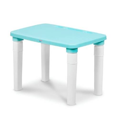 Large Blue Rectangular Kids Table Durable Design With Compact Dimensions in Delhi