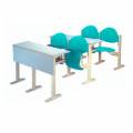 Modern Ladder Chair And Desk For College Beech Wood Cold Rolled Steel Frame Fireproof Plywood Seat Aluminum Alloy Foot in Delhi