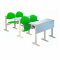 Modern Ladder Chair And Desk For College Beech Wood Cold Rolled Steel Frame Fireproof Plywood Seat Aluminum Alloy Foot in Delhi