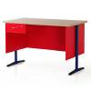 Modern Teacher Table With Desk For Educational Institutions Tubular Steel Frame High Pressure Laminate Table Top PVC Edges Manufacturers, Suppliers, Exporters in Zira