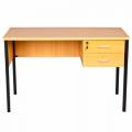 Polished Mild Steel Teacher Table With Desk Mild Steel And Wood 2 Drawers For School And College Use Manufacturers, Suppliers in Anantapur