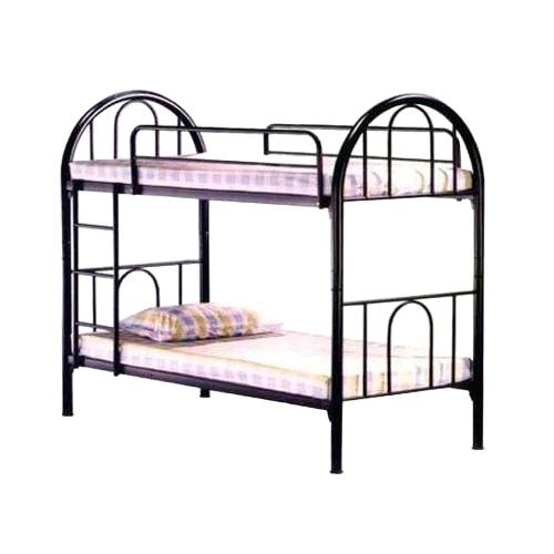 Standard Metal Bunk Bed In Black Polished Finish Color Plated For Hostel Use Manufacturers in Ballia