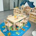 Thailand Rubber Kids Table Water Based Painted Finish For Schools And Home in Hapur