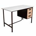 White Stainless Steel Computer Table with 3 Lockable Drawers Manufacturers, Suppliers in Anantapur